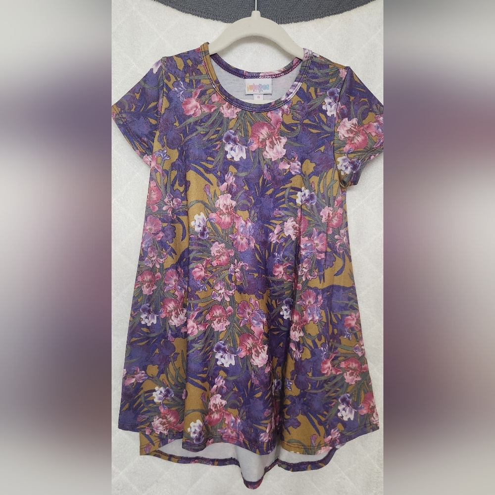 Girls Lularoe Scarlett dress size 6